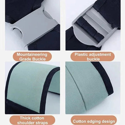 4-in-1 Breathable Baby Carrier – 0-36 Months, Front/Back/Facing In/Out – Hands-Free Comfort for Parent & Baby! ✨