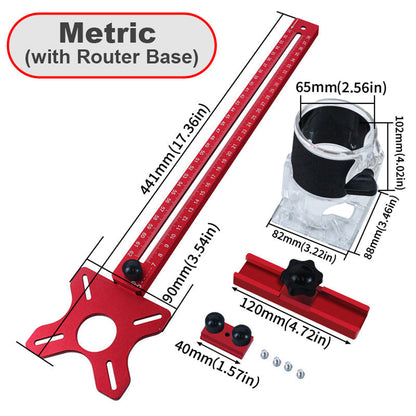 🔥4 in 1 Router Milling Groove Bracket with Base