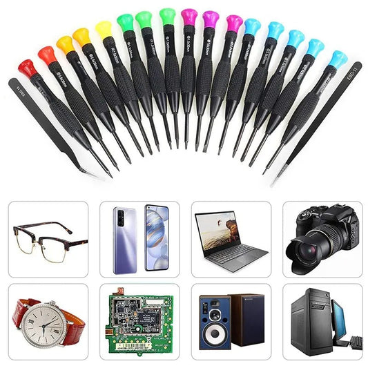 18-Piece Precision Screwdriver Electronics Repair Kit