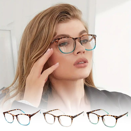 🔥Women's Sexy Leopard Print Anti-Blue Light Gradient Reading Glasses