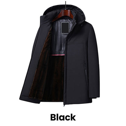 🔥[warm gift] Men’s Thermal Thick Hooded Parka Coat