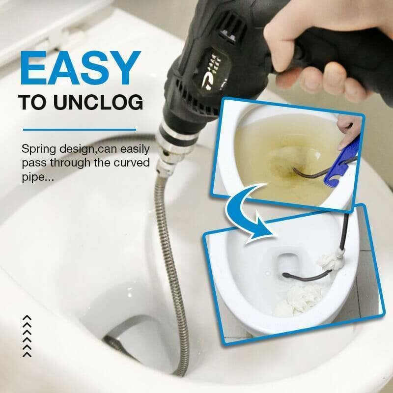 🚽 Electric Drain Dredging Spring – Powerful Unclogging, Flexible Cable ...