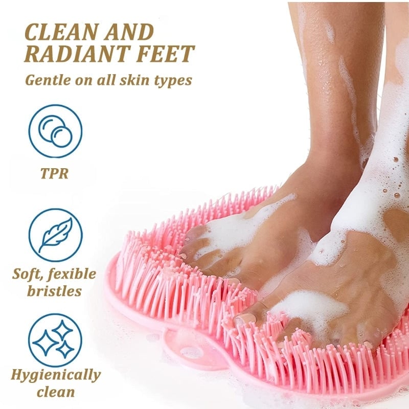 ☀️Shower Foot And Back Scrubber Massage Pad
