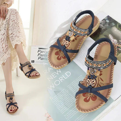 💎 Bohemian Orthopedic Sandals – Arch Support, Non-Slip Sole & Barefoot Comfort for All-Day Wear 🌈👣