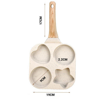 Multifunctional 4-hole Omelette Pan