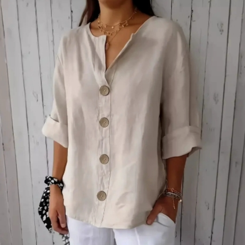 💥Limited Time Big Sale OFF💥Women's Loose Fashion Button Top