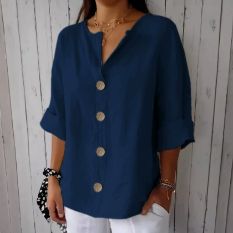 💥Limited Time Big Sale OFF💥Women's Loose Fashion Button Top