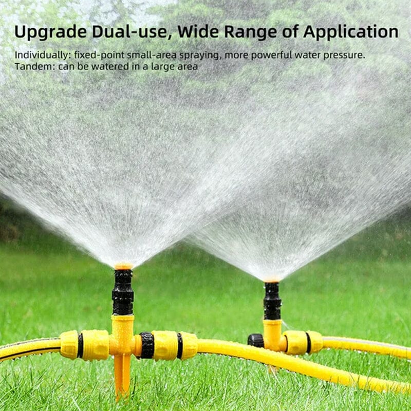 🏡BUY 2 GET 1 FREE✨360° Rotation Auto Irrigation System Garden Lawn Sprinkler Patio