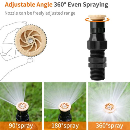 🏡BUY 2 GET 1 FREE✨360° Rotation Auto Irrigation System Garden Lawn Sprinkler Patio