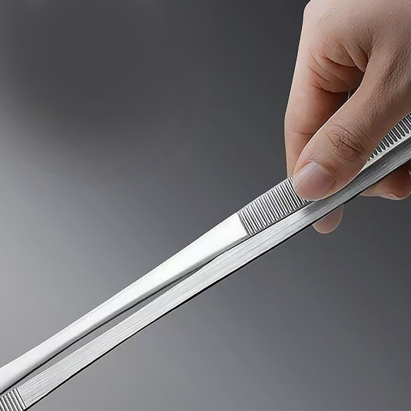 🔥Multi-purpose Stainless Steel Anti-slip BBQ & Baking Tongs