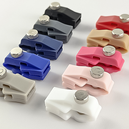 10-Piece Zipper Repair Kit - Tool-Free Installation, Multiple Colors, Quick Fix for Suitcases and Bags 🔧✨