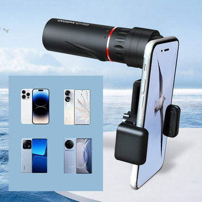 🔭Outdoor Portable Monocular Telescope - 12x50 High Definition with Smartphone Adapter for Adventures 🌄📱