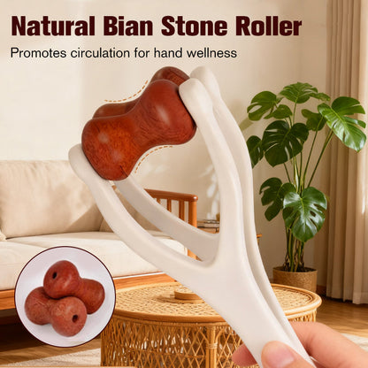 Bian Stone Finger & Palm Roller Massager