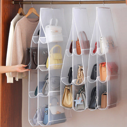 🔥Hanging Handbag Dust-Proof Organizer with 6/8 Large Pockets