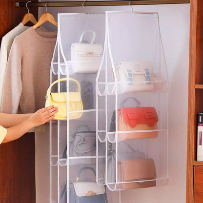 🔥Hanging Handbag Dust-Proof Organizer with 6/8 Large Pockets