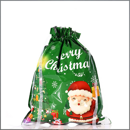 Christmas Drawstring Gift Bags