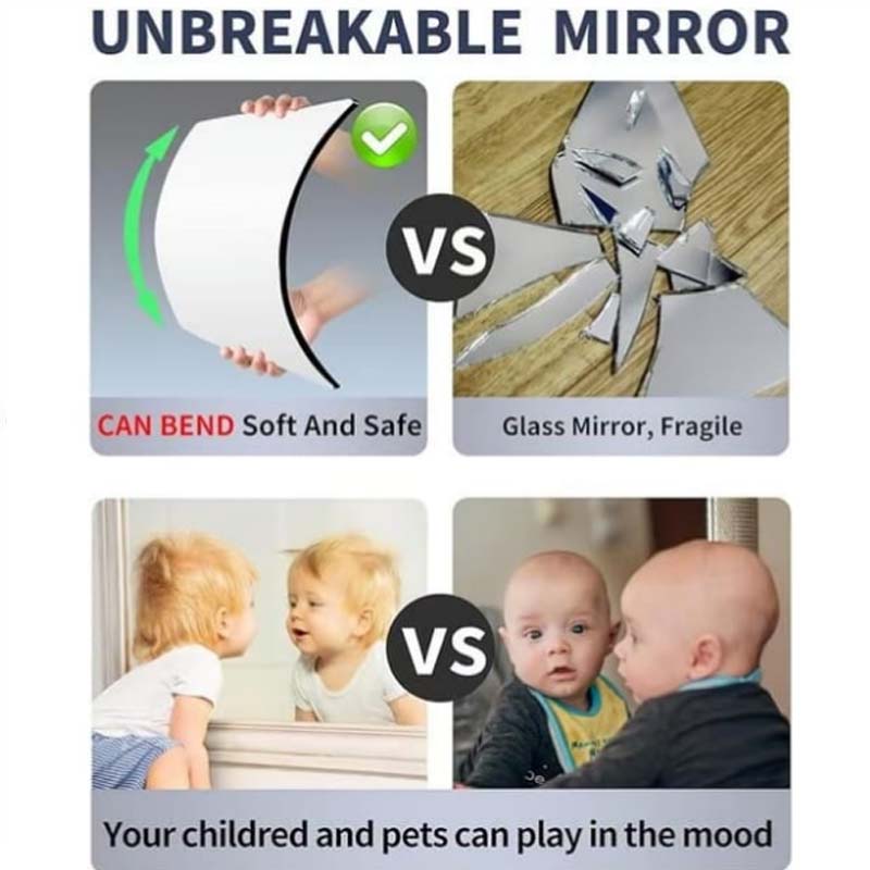 Self-Adhesive Acrylic Mirror Wall Sticker