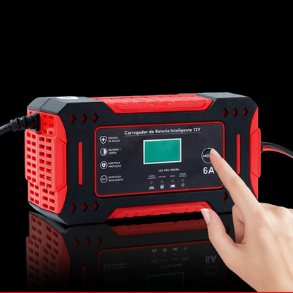 🔋 Portable Smart Car Battery Charger & Maintainer | Emergency Jump Starter & Home Use