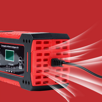 🔋 Portable Smart Car Battery Charger & Maintainer | Emergency Jump Starter & Home Use