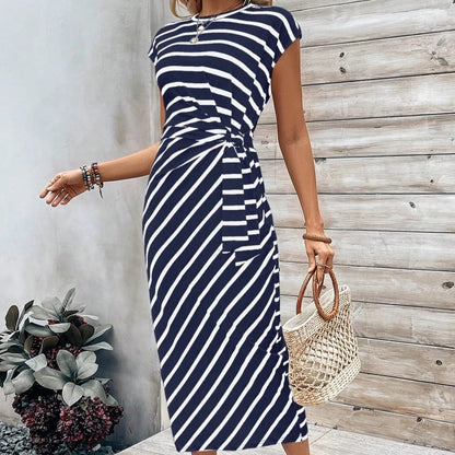 🥰Women's Elegant Tie Waist Dress