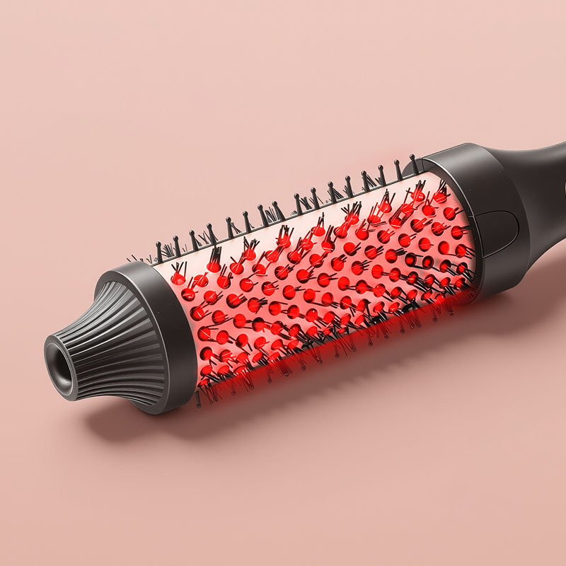 2-in-1 Hair Straightener & Curler Heated Comb