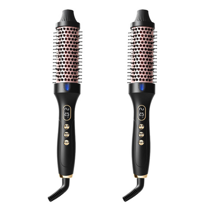 2-in-1 Hair Straightener & Curler Heated Comb
