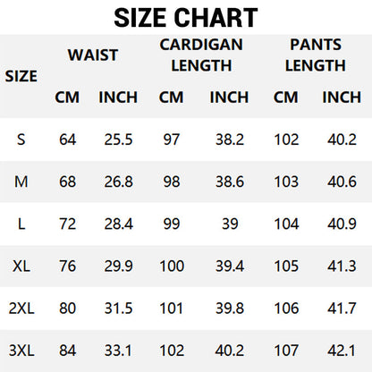 Casual 3-Piece Knit Set – Cropped Top, Cardigan & Pants