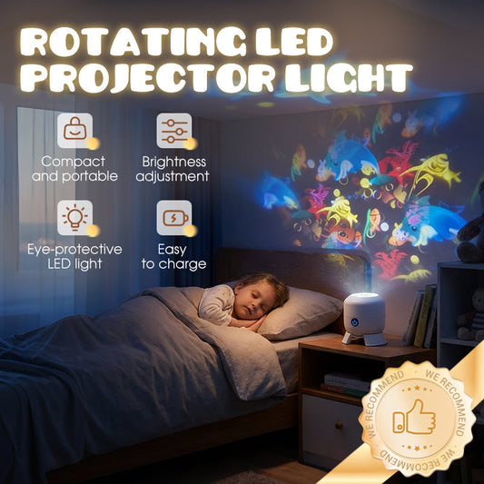 ✨Dynamic Rotating LED Projector Light