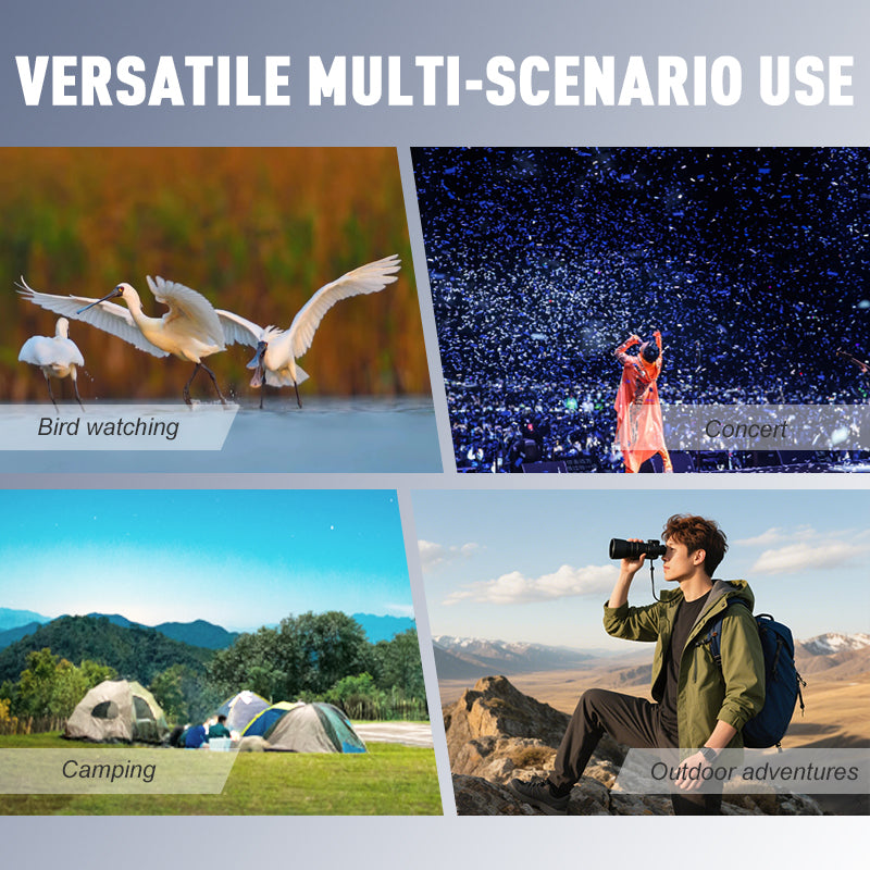 12x50 Waterproof Binoculars for Outdoor Viewing