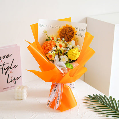 🔥Handmade Delicate Crochet Flower Bouquet