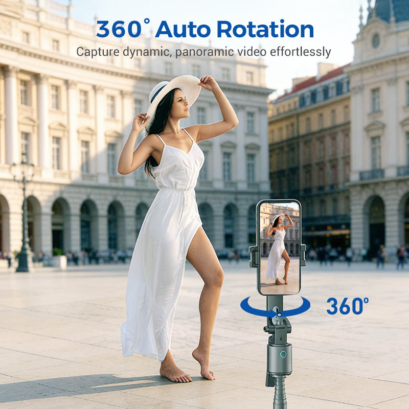 AI Tracking Gimbal with Dual Fill Lights