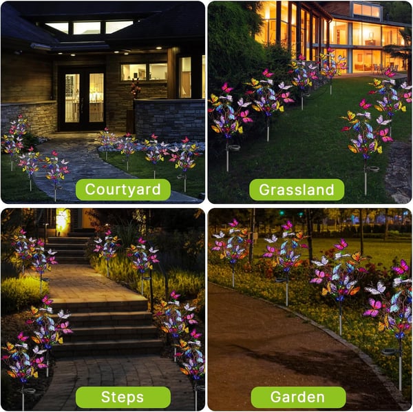 🦋Waterproof Solar Outdoor Butterfly Lights💐