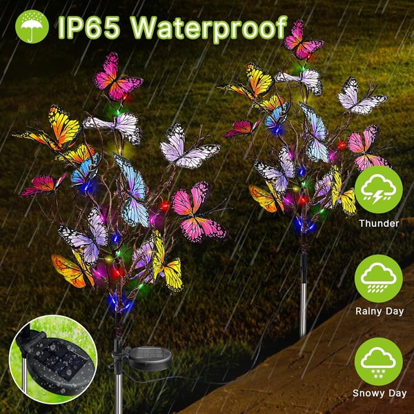 🦋Waterproof Solar Outdoor Butterfly Lights💐
