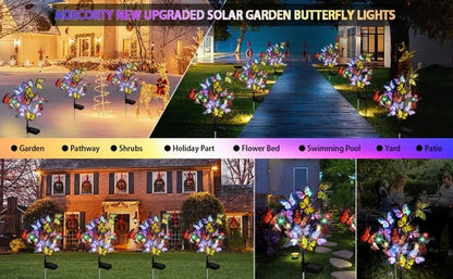 🦋Waterproof Solar Outdoor Butterfly Lights💐