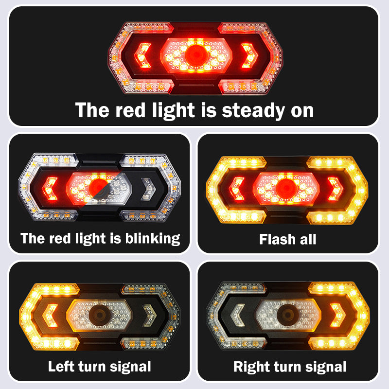 🔥Wireless Control Bike Turning Signal Tail Light