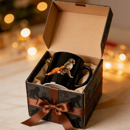 Funny Monkey Ceramic Mug - Humorous Gift