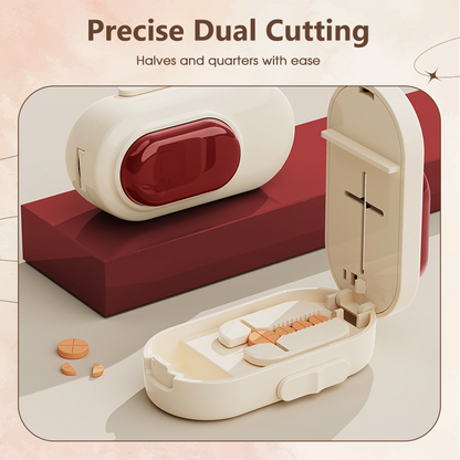 2-in-1 Safety Pill Cutter and Storage Case