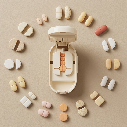 2-in-1 Safety Pill Cutter and Storage Case