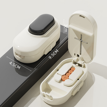 2-in-1 Safety Pill Cutter and Storage Case