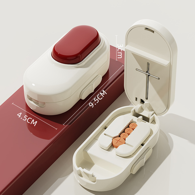 2-in-1 Safety Pill Cutter and Storage Case