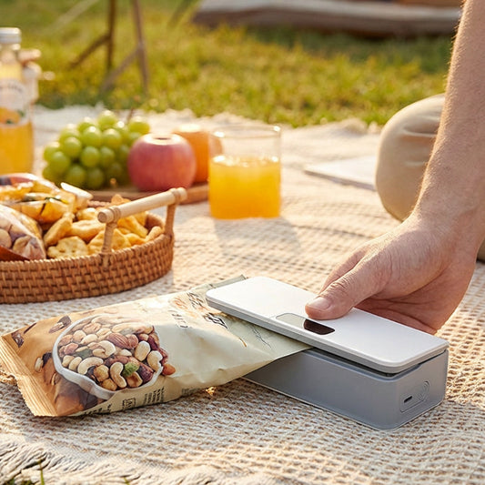 🔥【HOT SALE】Rechargeable 2-in-1 Mini Bag Sealer with Cutter
