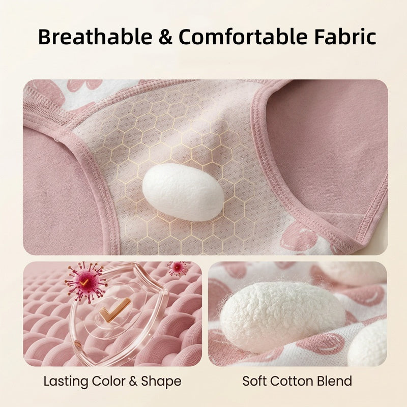 Women's High-Waist Heart Print Briefs