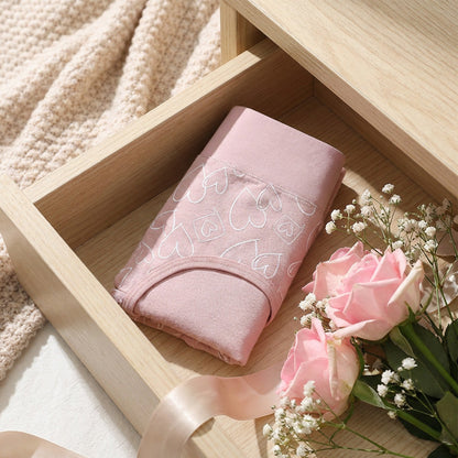 Women's High-Waist Heart Print Briefs