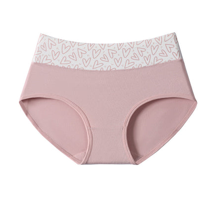 Women's High-Waist Heart Print Briefs