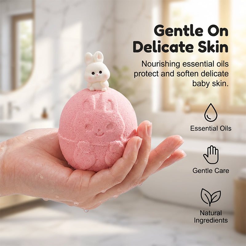 Rabbit Surprise Toy Bath Bomb for Kids