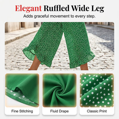 🔥 Women’s Flowy High Waist Wide-Leg Pants – Slimming, Comfy & Chic