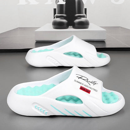 Non-Slip Thick Sole Cloud Slides for Men