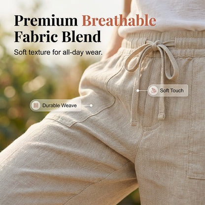 ⏳Time-Limited Special⏰Women's Casual Cotton Linen Capris