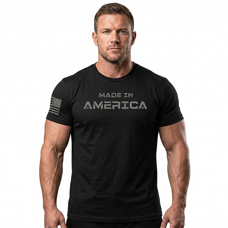 👕 Men's Athletic Fit Crew Neck Tee – Breathable Cotton, Perfect Stretch & Versatile Gym to Street ✨