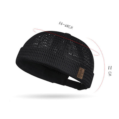 🧢☀️Lightweight Breathable Mesh Brimless Cap